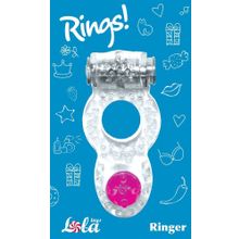 Прозрачное эрекционное кольцо Rings Ringer прозрачный