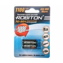 Аккумулятор Robiton R03 1100mAh Ni-MH упаковка 2шт