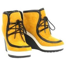 Полусапоги  женские United Nude 10045225757, цвет желтый, велюр, 36