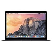 Ноутбук Apple MacBook MJY32RU A M-5Y71 8Gb SSD 256Gb Intel HD Graphics 5300 12 WQHD BT Cam 5263мАч Mac OS 10.10 Темно-серый