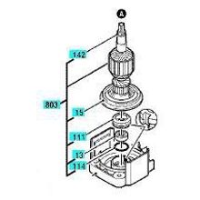 Bosch UN. FLANGE-MTD. 220-240 V BLUE GSH 10 C (1617220073 , 1.617.220.073)