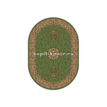 Российский ковер BUHARA d034_green_oval, 1.2 x 1.7