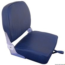 Osculati Seat w foldable back navy blue vinyl cushion, 48.404.02