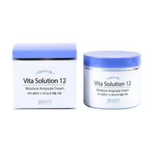 Крем для лица увлажняющий ампульный Jigott Vita Solution 12 Moisture Ampoule Cream 100мл