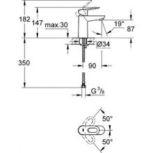 Смеситель Grohe BauLoop для раковины, 23337000