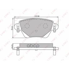 Колодки Тормозные Дисковые LYNXauto арт. BD3007