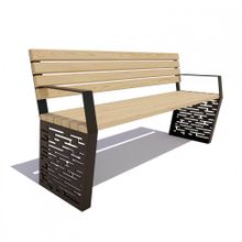 Скамейка парковая «ДРЕЗДЕН» (1,2м)