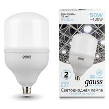 Gauss Лампа светодиодная Gauss Elementary LED T140 E27 50Вт 6500K 63235 ID - 430108