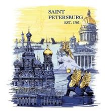 Футболка Saint Petersburg. Est. 1703