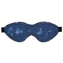 Синяя джинсовая маска на глаза Roughend Denim Style (227114)