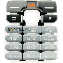 Клавиатура русская Sony-Ericsson W700 серый