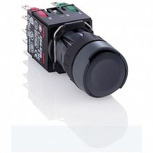Кнопка  Harmony 16 мм²  IP65, Черный |  код.  XB6AA25B |  Schneider Electric