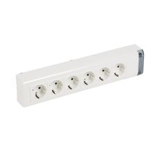 Многорозеточный блок - 6x2К+З - 250В | код 050627 | Legrand