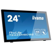 Монитор iiyama t2435msc-b2, 23.6" (1920x1080), mva, dvi, hdmi, dp