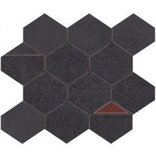 Atlas Concorde Blaze Blaze Iron Mosaico Nest 9BNI мозаика шестиугольная 258 мм*294 8.5 мм