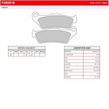 FERODO Тормозные колодки FERODO FDB2018SG