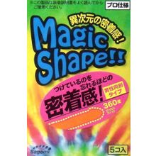 Sagami Презервативы Sagami Xtreme Magic Shape с ребристым швом - 5 шт.