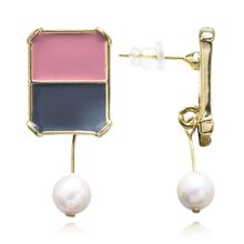 Серьги-гвоздики с позолотой (арт. 80845-7)