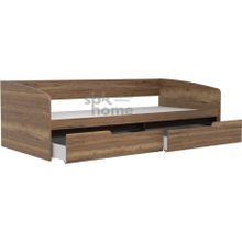 SbkHome Гарда Кровать с ящиками 200*90, дуб галифакс