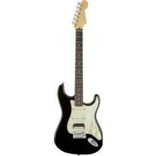 AMERICAN DELUXE STRATOCASTER HSS SHAWBUCKER RW BLK