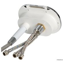 Osculati Oval shower box white PVC hose 4 m Rear shower outlet, 15.240.02