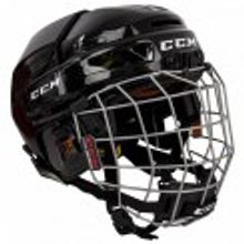 CCM FitLite 3DS YTH Ice Hockey Helmet Combo
