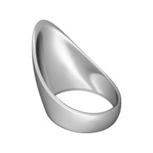 Серебристое эрекционное кольцо № 4 Серебристый