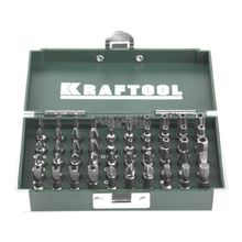 Набор бит Kraftool Еxpert X-Drive 26065-50 (кованые, торсионные, Cr-Mo, насечки NSS, 50 предмета)