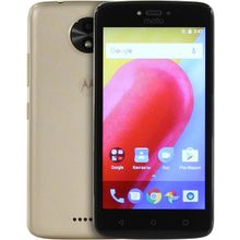 Смартфон Motorola MOTO C    PA6L0051RU    Fine Gold (1.1GHz, 1GBRAM, 5" 854x480, 4G+BT+WiFi+GPS, 16Gb+microSD, 5Mpx, Andr)