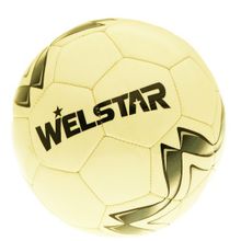 Мяч футбольный Welstar размер 5 бело-зелено-черный