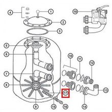 Сепаратор дренажного клапана для фильтра Hayward Powerline Polyester