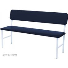 Банкетка медицинская со спинкой МД БС