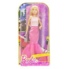 Barbie Блондинка в вечернем платье-трансформере