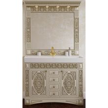 Misty Мебель для ванной Беатрис 120 бежевая патина