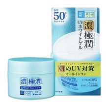 Легкий солнцезащитный гель для лица SPF50+ PA++++ Rohto Hada Labo Gokujyun UV White Gel 90г