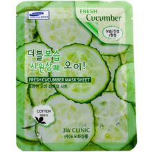 3W Clinic Fresh Cucumber Mask Sheet 1 тканевая маска