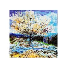 Шелковый платок. ван гог. персиковое дерево