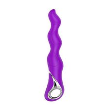 Tonga Фиолетовый изогнутый вибратор NAGHI NO.18 RECHARGEABLE 3 MOTOR VIBE - 15 см. (фиолетовый)