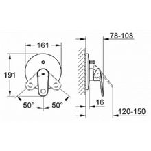 Смеситель Grohe Europlus II 19536002 для ванны с душем