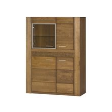 Витрина 4-дверная низкая