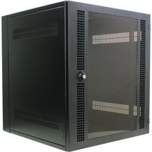 NT WALLBOX PRO.A 13-66 B Шкаф 19&#34; настенный, двухсекционный, чёрный, 13U, дверь стекло-метал