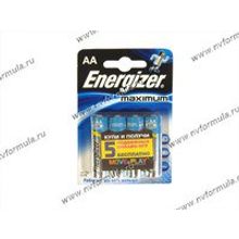 Батарейка Energizer LR6 AA Maximum BL-4