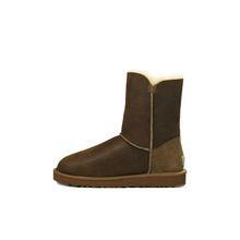  Ugg Bailey Button Bomber Chestnut - Угги с пуговицей Бомбер Ореховые