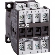 Контактор  OptiStart K3 4P 10А 400 110В AC 4кВт |  код.  116993 |  КЭАЗ