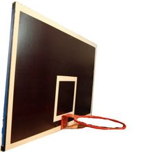 Щит баскетбольный тренировочный 1200х900мм ламинированная фанера 18мм на мет. раме, Атлет