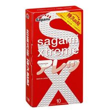 Утолщенные презервативы с точками Sagami Xtreme Feel Long 10шт