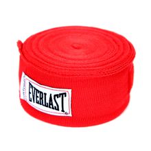 Everlast Бинт боксерский 4456RU, 4.55 м, красный