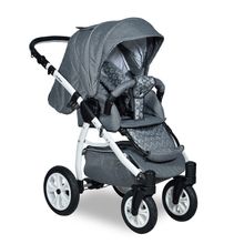 Indigo 2 в 1 Carmen `17 серая с квадратиками