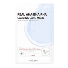 Тканевая маска с кислотами AHA, BHA, PHA кислотами Some by Mi Real AHA BHA PHA Calming Care Mask 5шт