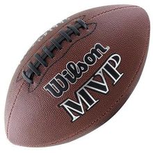 Мяч для американского футбола WILSON NFL MVP Official резина, камера бутил, коричневый